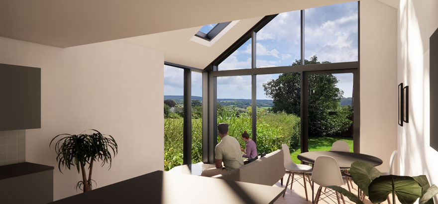 Structural Engineering Services - Architectural Engineering Architects impression of house extension