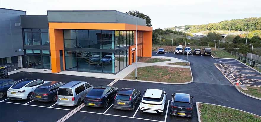 External view of BOWA MEDICAL UK in Kingskerswell, Devon. A project engineered by RYALL Structural Engineers, Devon.