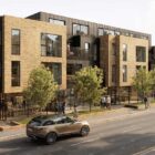 Artists impression of new mixed use development in Station Rd, Oxted, Surrey. Structural engineer: RYALL Structural Engineers