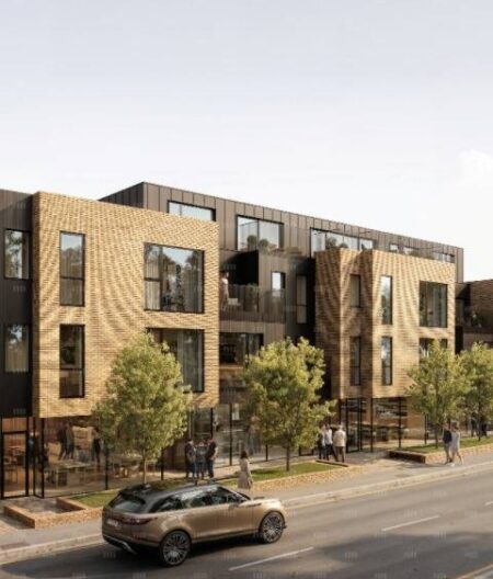 Artists impression of a mixed use development engineered by our structural engineers in Torquay, Devon.